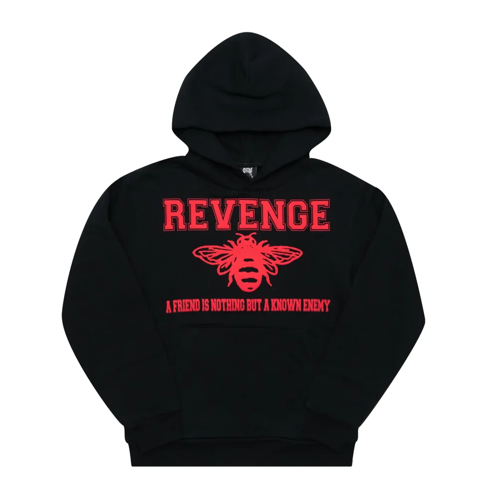 Revenge Friends Hoodie Black/Red ||Plus Sale