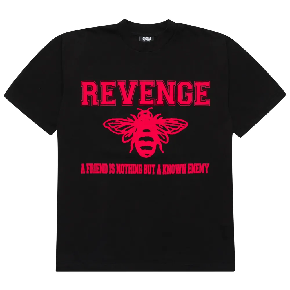 Revenge Friends Tee Black/Red | PLUS|Plus2 Sale