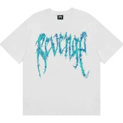 Revenge Gallery Blue Inferno Tee White | PLUS|Plus2 Online
