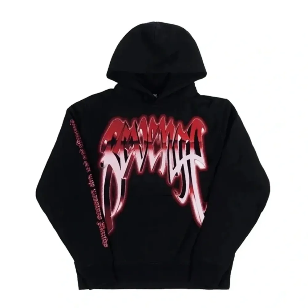 Revenge Red Metallica Hoodie Black|Plus Outlet
