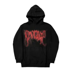 Revenge Red Smoke Hoodie Black | PLUS|Plus2 Outlet