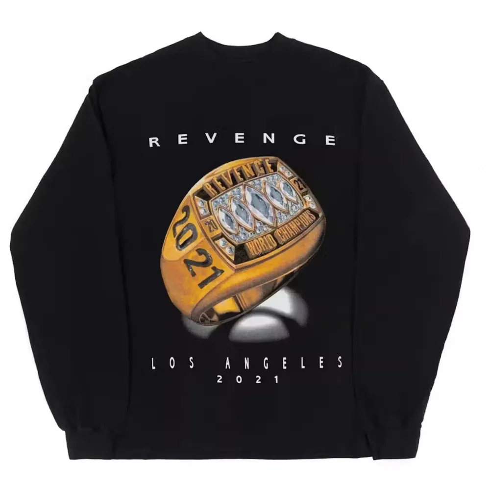 Revenge Ring L/S Tee Black | PLUS|Plus2 Best