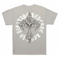 Revenge x Anuel Web Cross Tee Cement | PLUS|Plus2 Discount