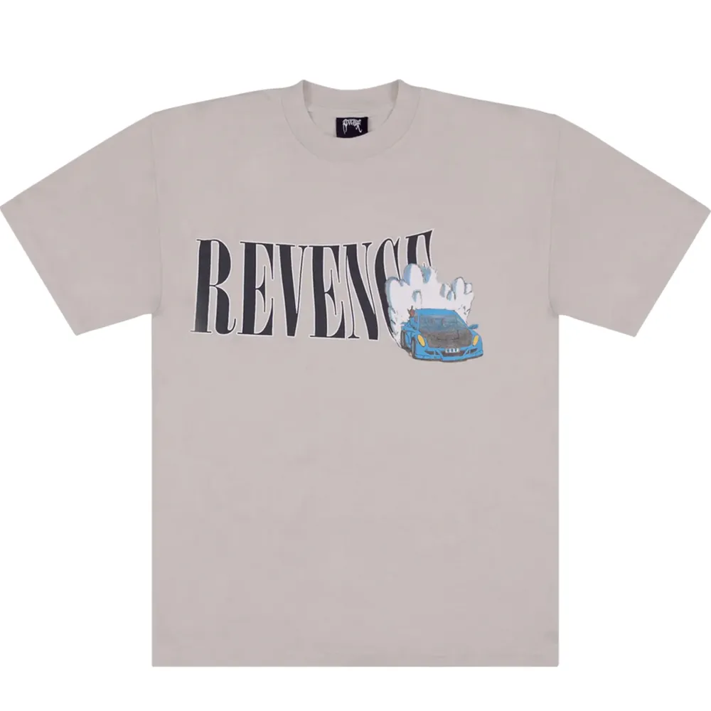 Revenge x Juice Wrld 999 Burnout Tee Cement | PLUS|Plus2 New