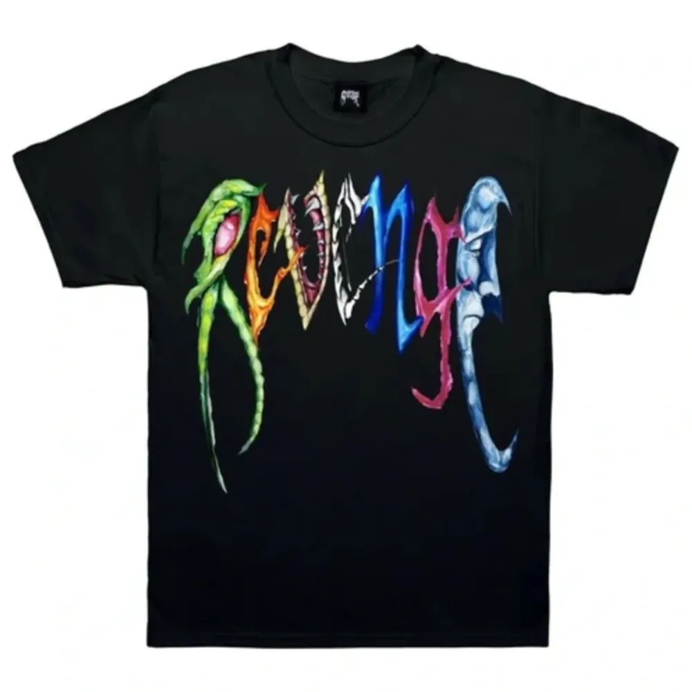 Revenge x Trippie Redd Arch Logo Tee Black | PLUS|Plus2 Hot