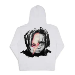 Revenge x Trippie Redd Arch Logo Hoodie White|Plus Sale