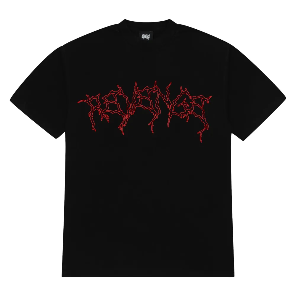 Revenge x Zillakami Cerberus Lightning Tee Black/Red | PLUS|Plus2 Online