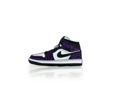 Shoobox Jordan 1 Court Purple White Pin ||Plus Online