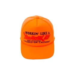 Sicko Laundry Trucker Hat Neon Orange ||Plus Discount