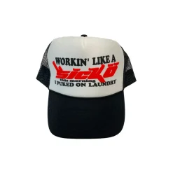 Sicko Laundry Trucker Hat Black/White ||Plus Best