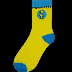 Grateful Dead SB Dunk Socks Yellow | PLUS|Sole Online