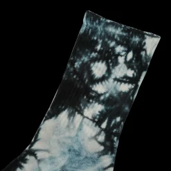Tie Dye Crew Socks Dark Blue | PLUS|Sole Sale