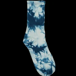 Tie Dye Crew Socks Light Blue | PLUS|Sole Discount