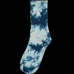 Tie Dye Crew Socks Light Blue | PLUS|Sole Discount