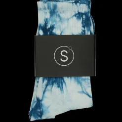 Tie Dye Crew Socks Light Blue | PLUS|Sole Discount