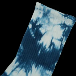 Tie Dye Crew Socks Light Blue | PLUS|Sole Discount