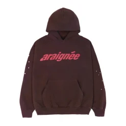 Spider Worldwide Araignee Hoodie Brown ||Plus Clearance
