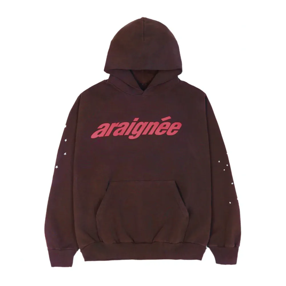 Spider Worldwide Araignee Hoodie Brown ||Plus Clearance