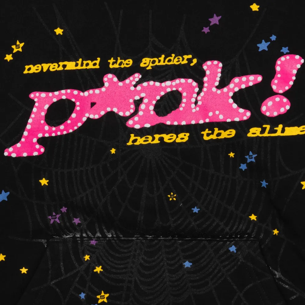 Spider Worldwide Punk Hoodie Black ||Plus Best