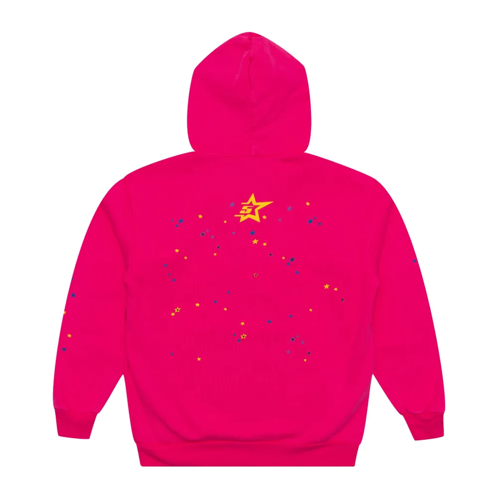 Spider Worldwide Punk V2 Hoodie Pink ||Plus Best