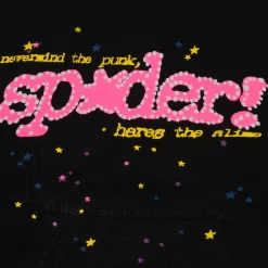 Spider Worldwide Punk V2 Hoodie Black ||Plus Sale