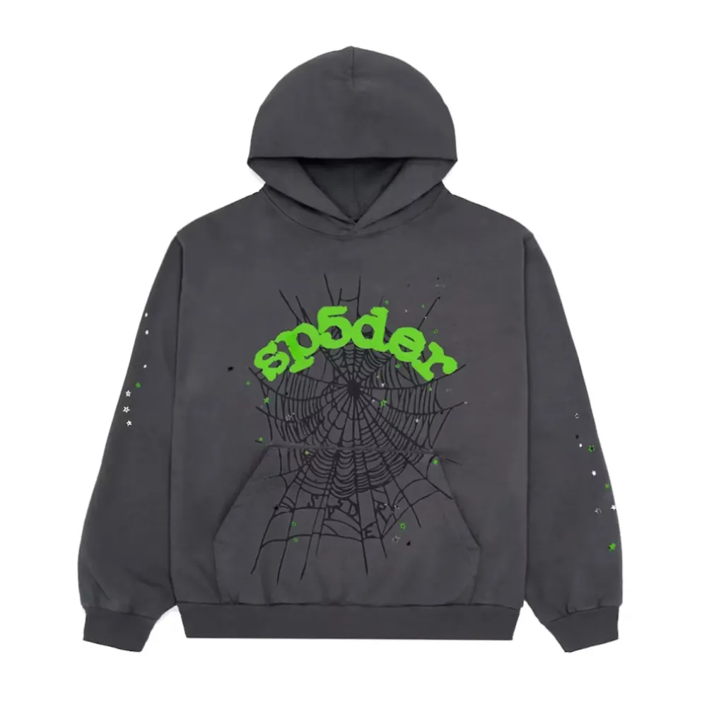 Spider Worldwide Wait Web Hoodie Slate Grey | PLUS|Plus2 Discount