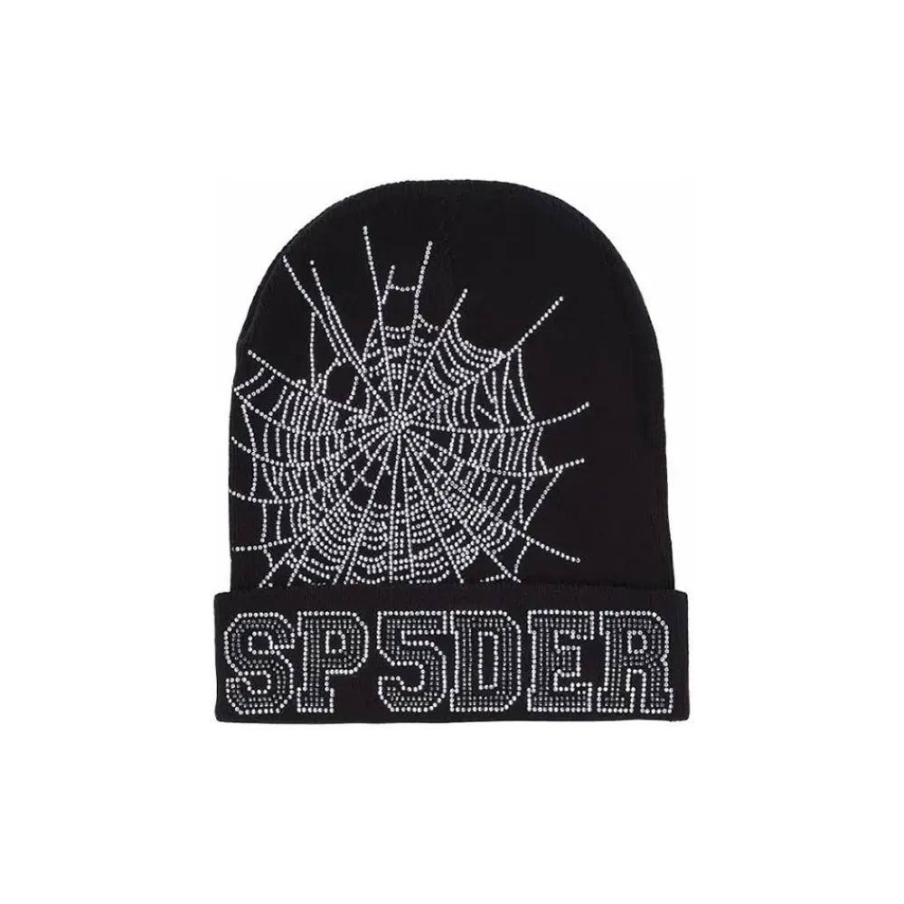 Spider Worldwide Web Beanie Black|Plus Best