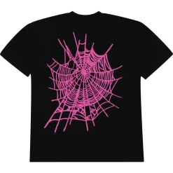 Spider Worldwide Web Tee Black/Pink | PLUS|Plus2 Fashion
