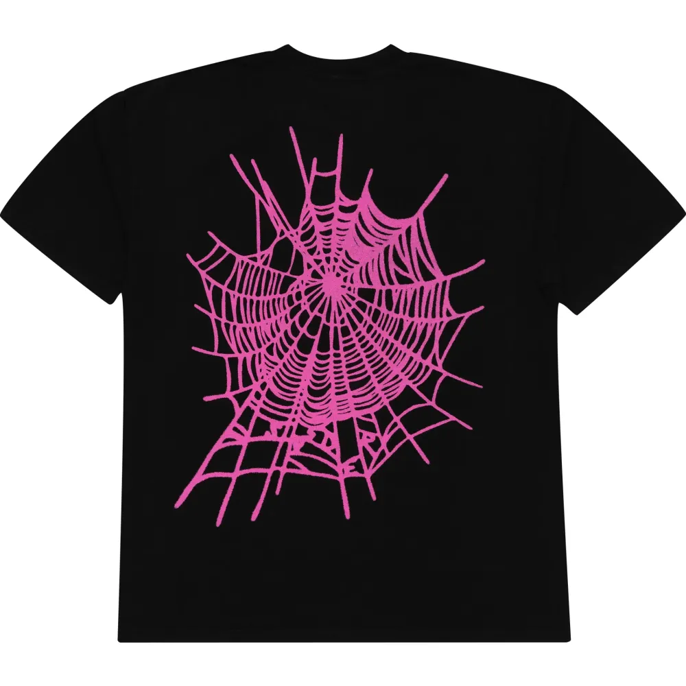 Spider Worldwide Web Tee Black/Pink | PLUS|Plus2 Fashion