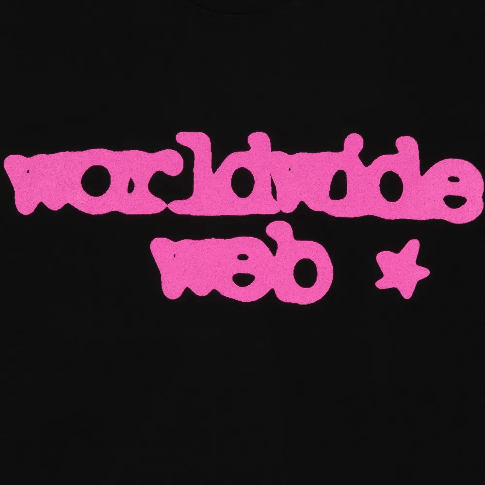 Spider Worldwide Web Tee Black/Pink | PLUS|Plus2 Fashion