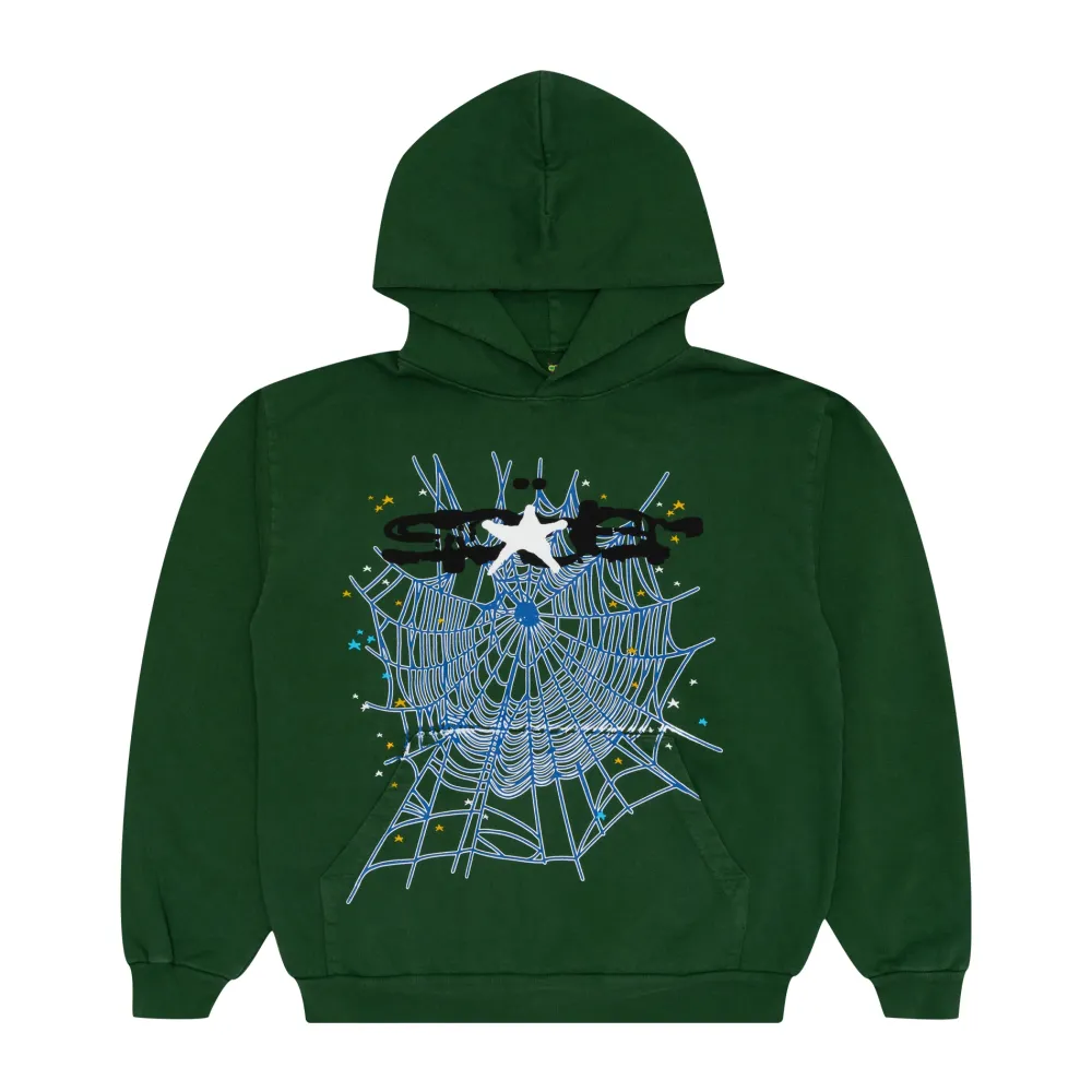 Spider Worldwide Websuit Hoodie Hunter Green ||Plus Online