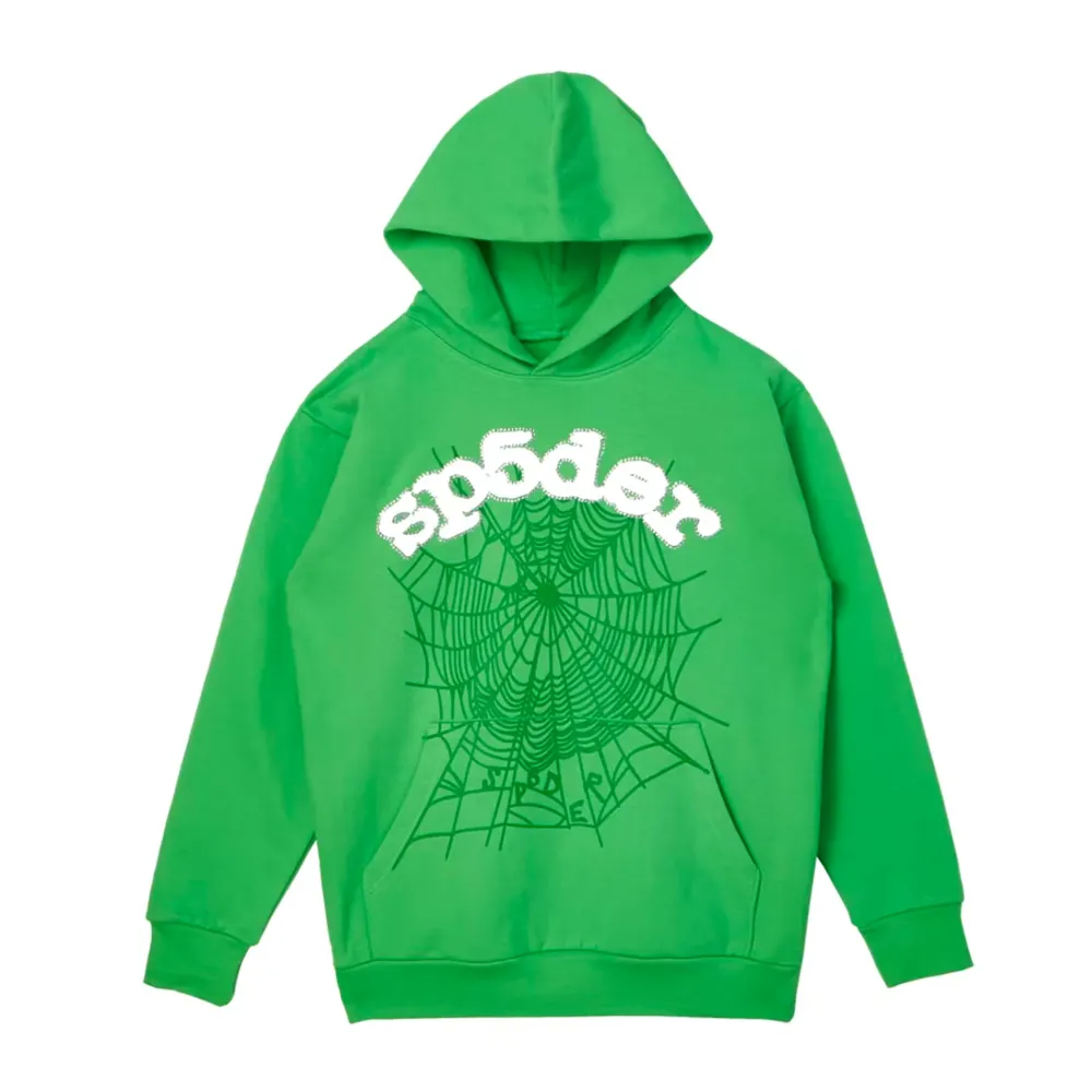 Spider Worldwide Websuit Hoodie Green|Plus New