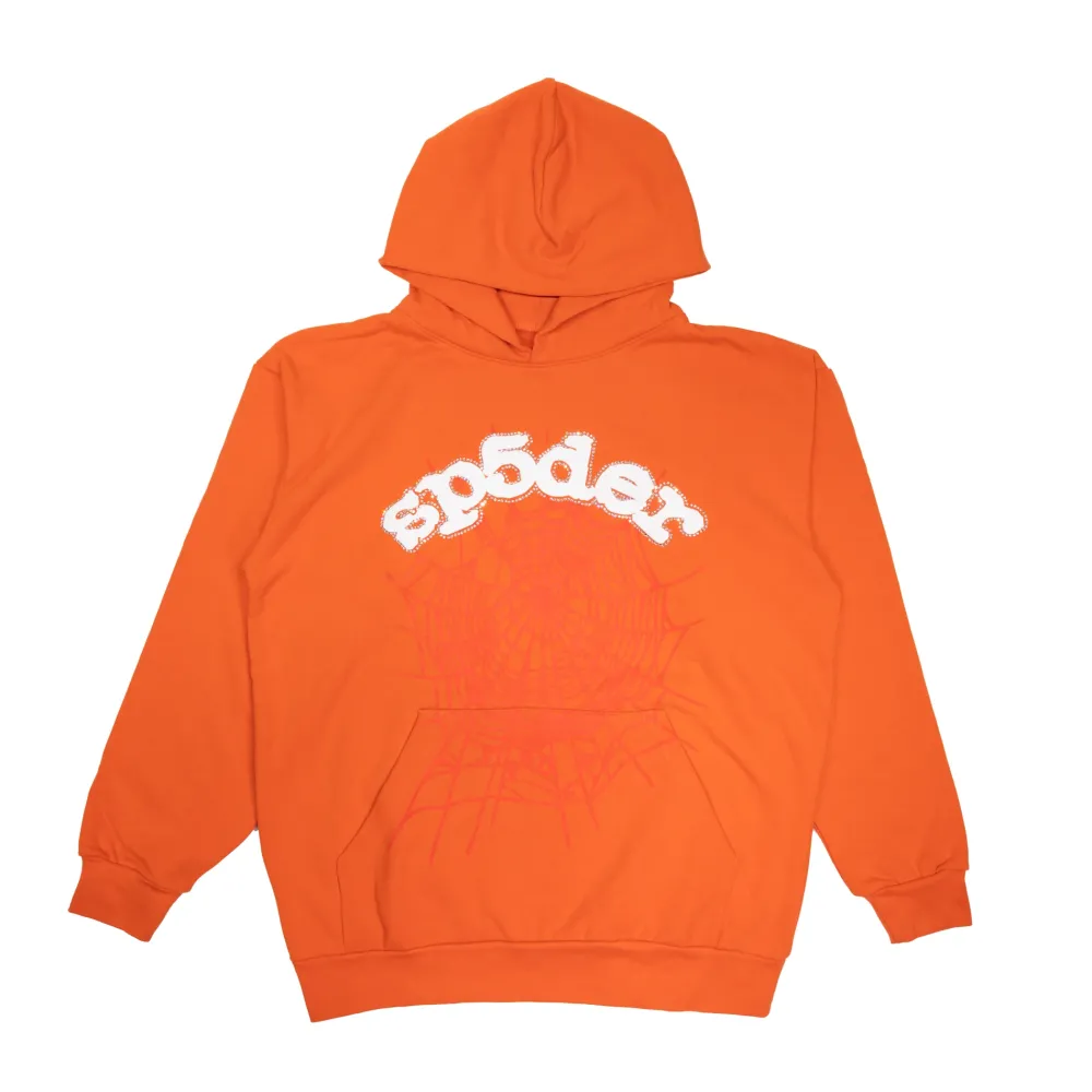 Spider Worldwide Websuit Hoodie Orange|Plus Discount
