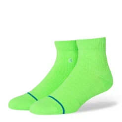 Stance HYPER QUARTER Socks Neon Green (1 Pack) ||Plus New
