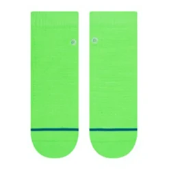 Stance HYPER QUARTER Socks Neon Green (1 Pack) ||Plus New
