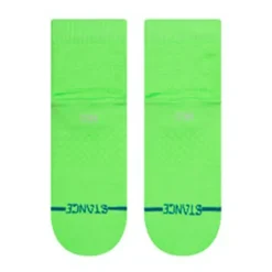 Stance HYPER QUARTER Socks Neon Green (1 Pack) ||Plus New