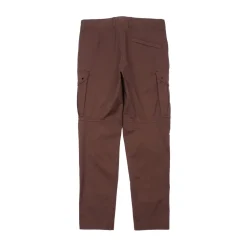 Stone Island Stretch Cotton Gabardine Cargo Pants Mahogany Brown ||Plus Discount