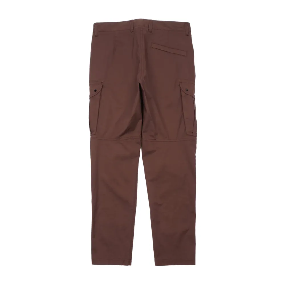 Stone Island Stretch Cotton Gabardine Cargo Pants Mahogany Brown ||Plus Discount