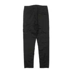 Stone Island Stretch Cotton Gabardine Single Pocket Cargo Pants Black|Plus Hot