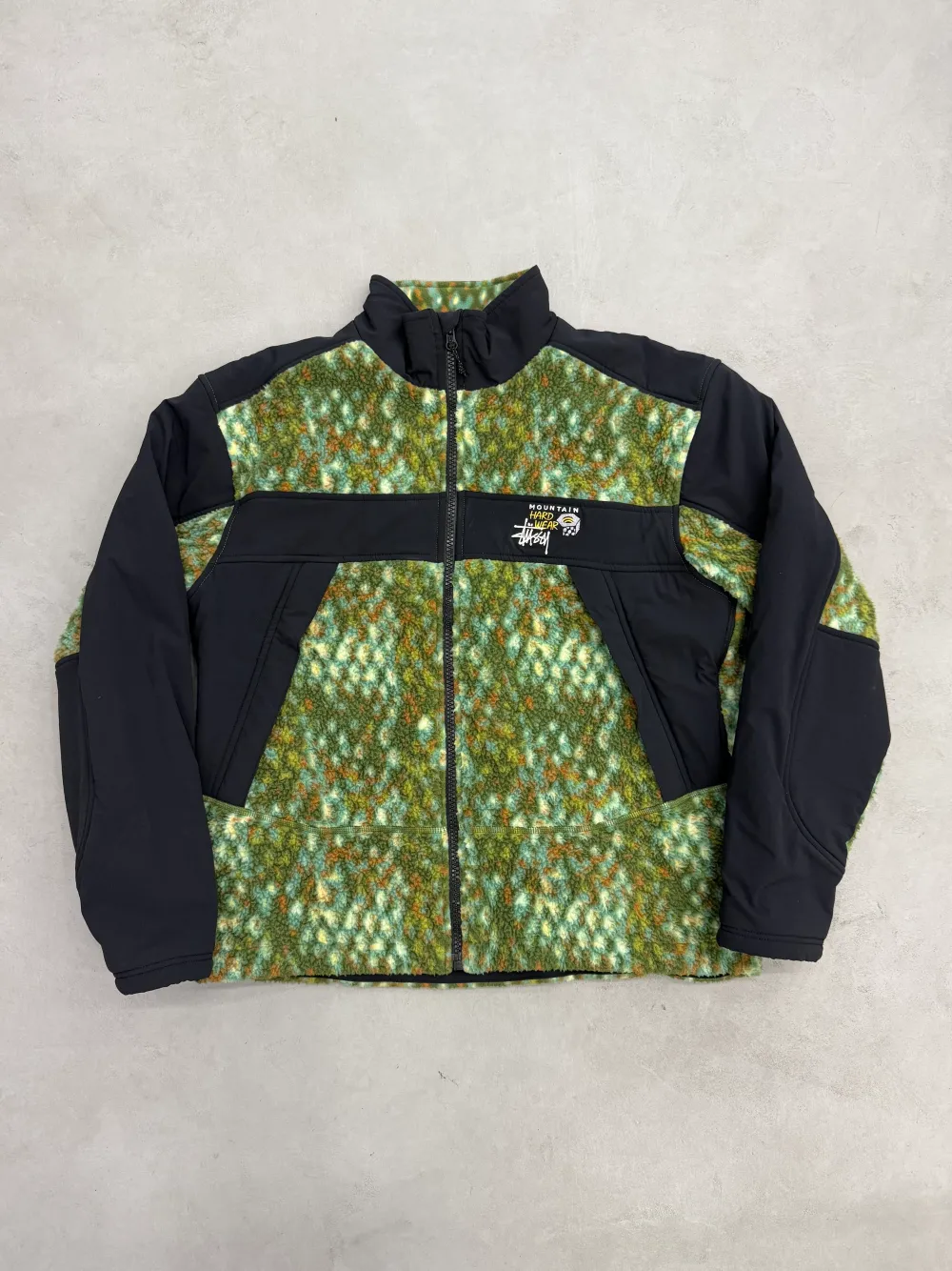 Stussy x Mountain Hardwear Fleece Jacket Groves Scale Print|PlusJ Sale