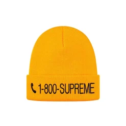 Supreme 1-800 Beanie Gold ||Plus New