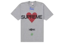 Supreme Announcing Tee Heather Grey|PlusJ Hot