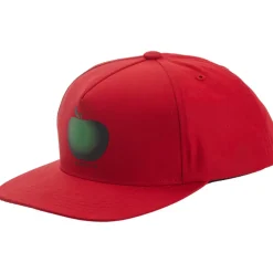 Supreme Apple 5-Panel Red ||Plus Outlet