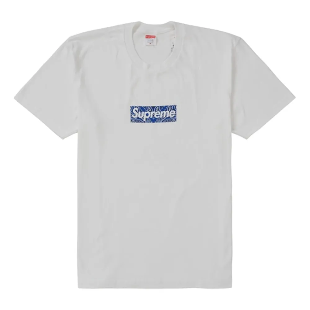 Supreme Bandana Box Logo Tee White ||Plus Clearance