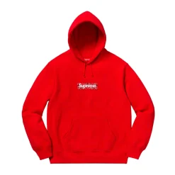 Supreme Bandana Box Logo Hooded Sweatshirt Red ||Plus Fashion
