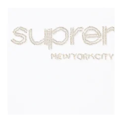 Supreme Beaded Logo S/S Top White ||Plus Fashion