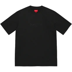 Supreme Beaded Logo S/S Top Black ||Plus Online