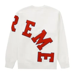 Supreme Big Arc Crewneck White ||Plus Discount