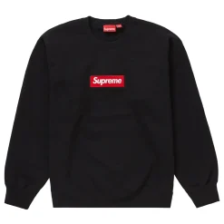 Supreme Box Logo Crewneck (FW22) Black ||Plus Best
