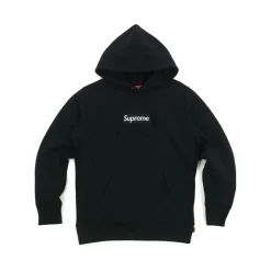 Supreme Box Logo Hooded Sweatshirt Black (FW16) ||Plus Clearance